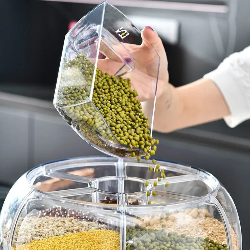 Rotating Food Single Press Dispenser